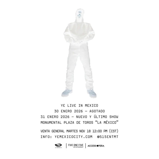 Ye - Live in Mexico City | Boleto Oficial